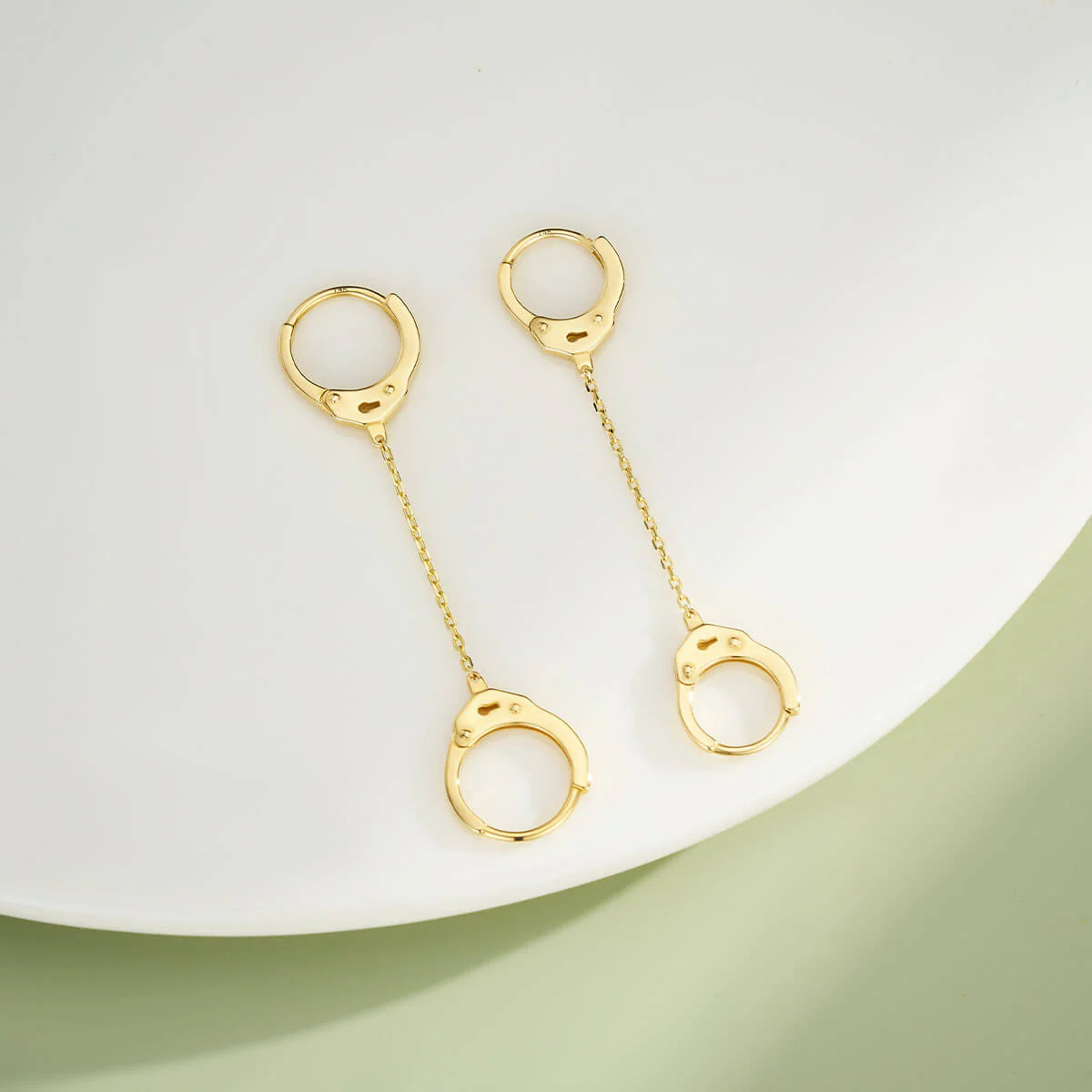 14K Gold Handcuffs Cartilage Earring - Image 3