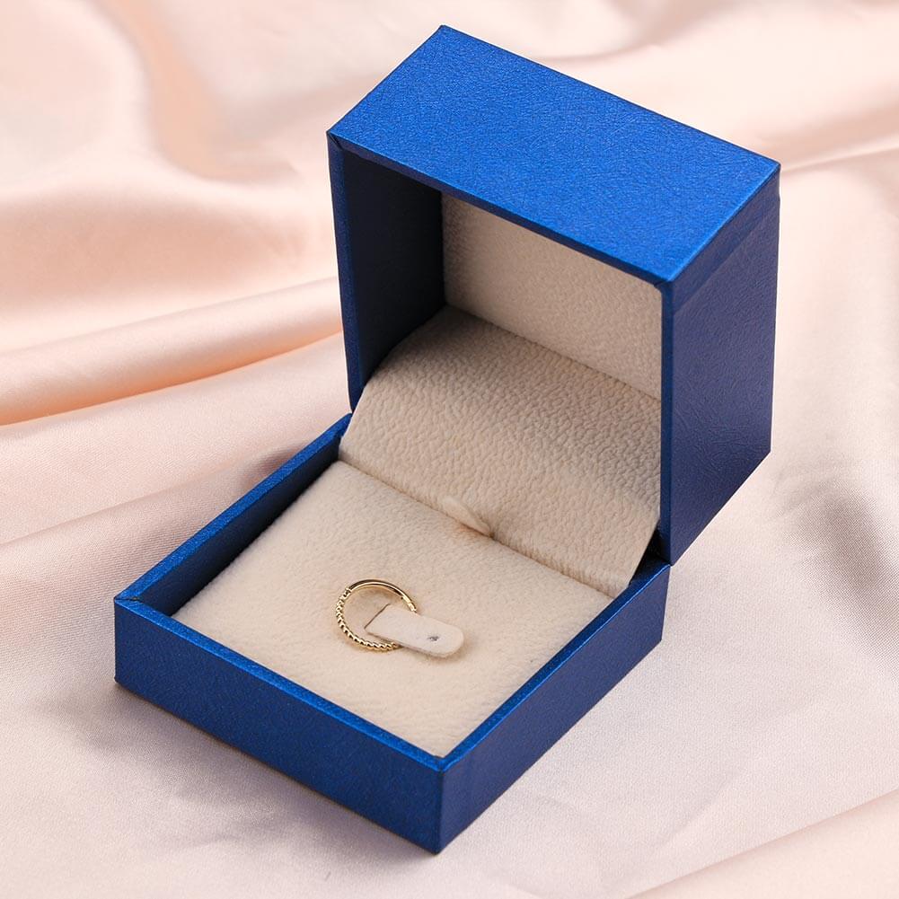 14K Gold Woven Conch Earring - Image 4