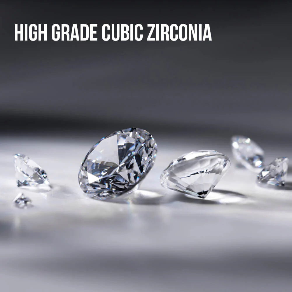 3PCS CZ Internally Threaded Labret Studs - Image 3