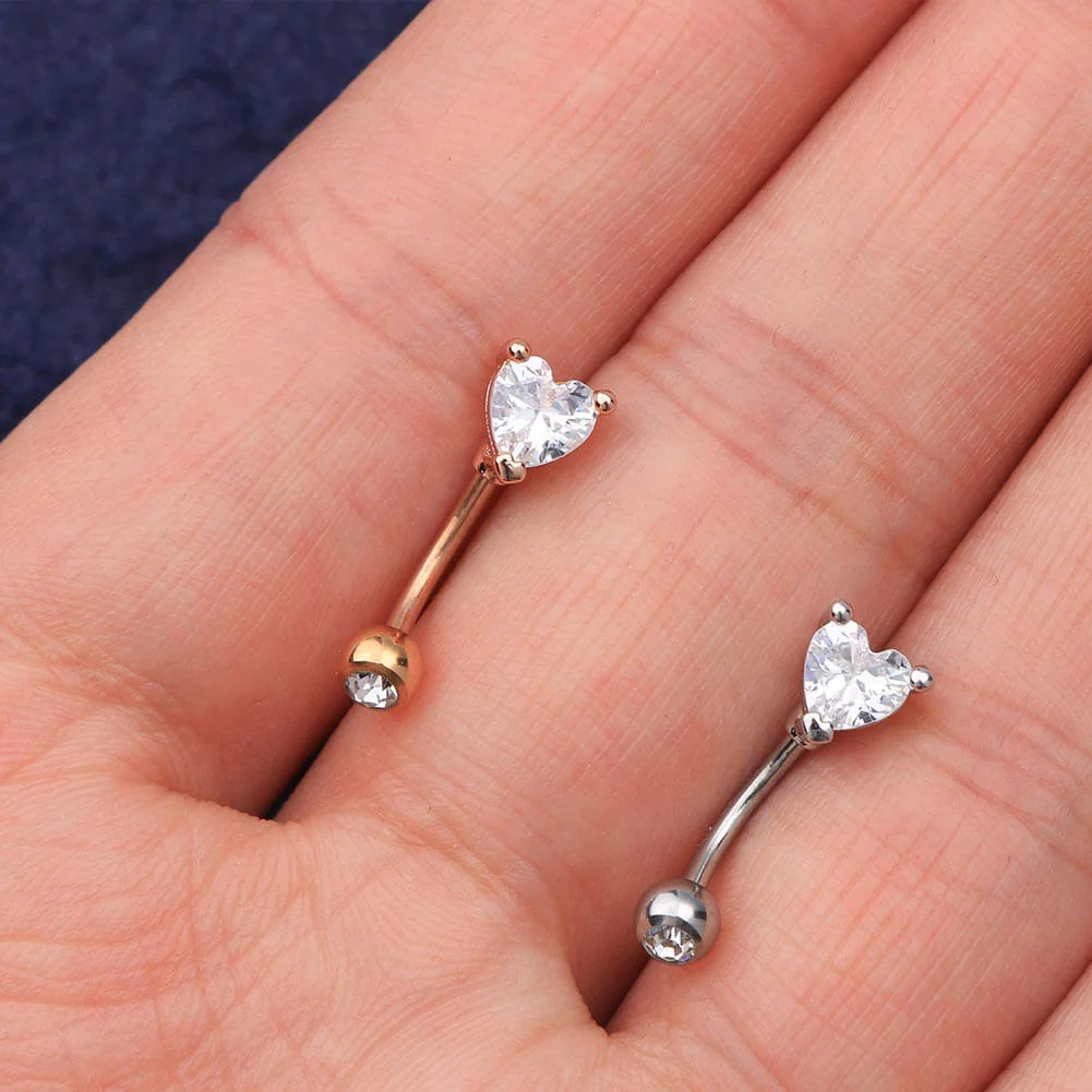 Heart CZ Rook Ring - Image 3