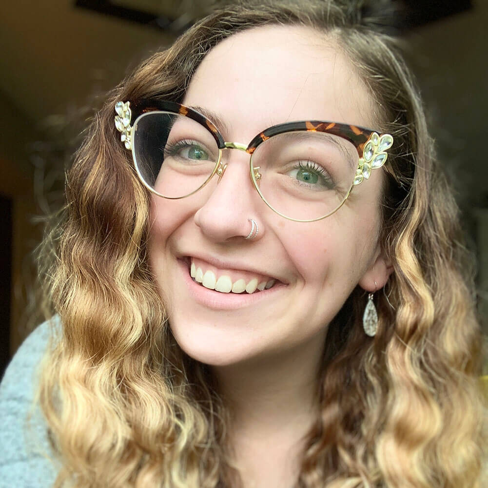 18G CZ Double Hoop Segment Nose Ring - Image 7