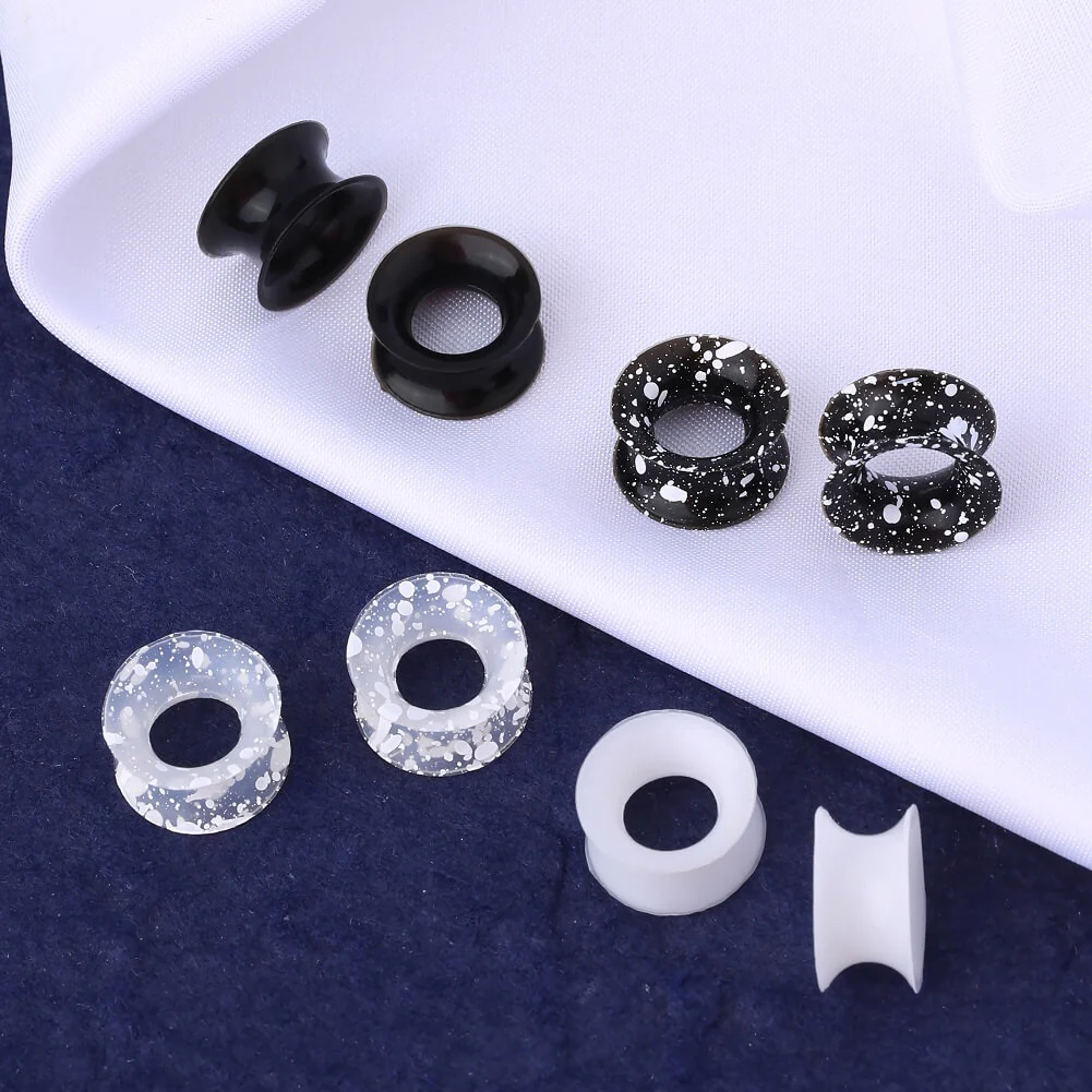 8PCS 8-12mm Silicone Ear Plugs Tunnels - Image 5