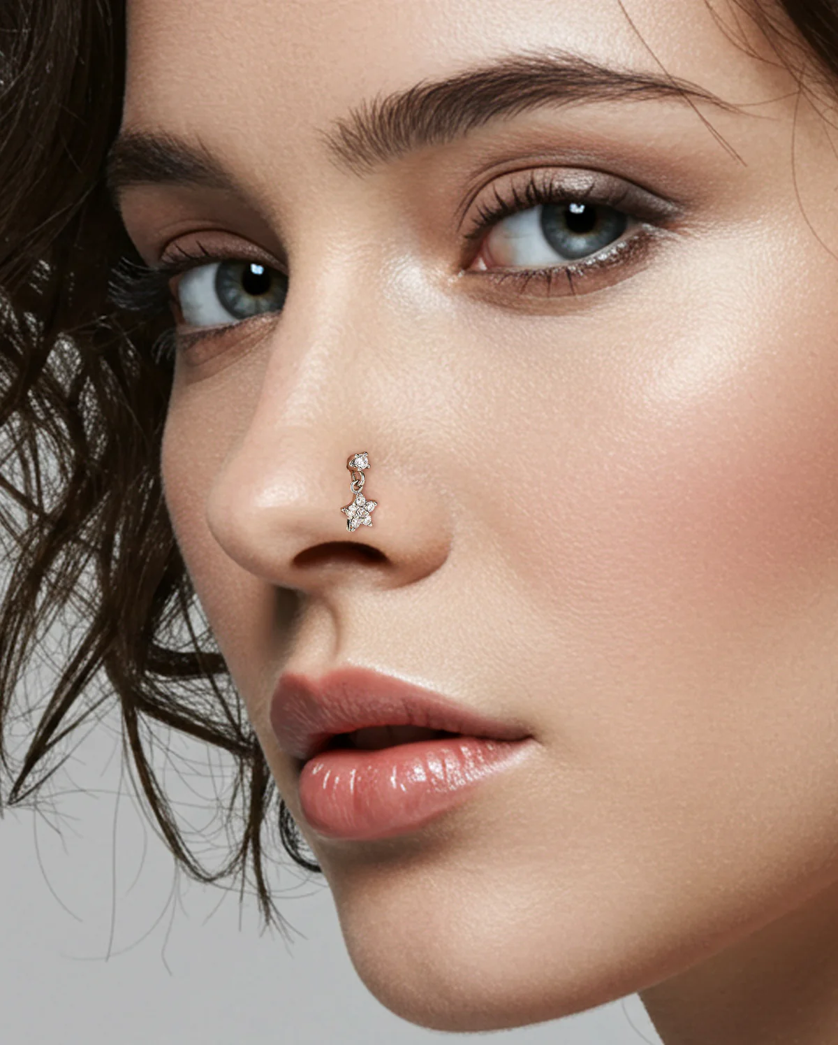 8PCS Mixed Nose Stud & Nose Ring Set - Image 6