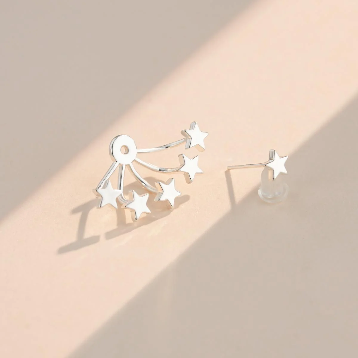 2PCS Elegant Full of Stars Stud Earrings for Women - Image 4