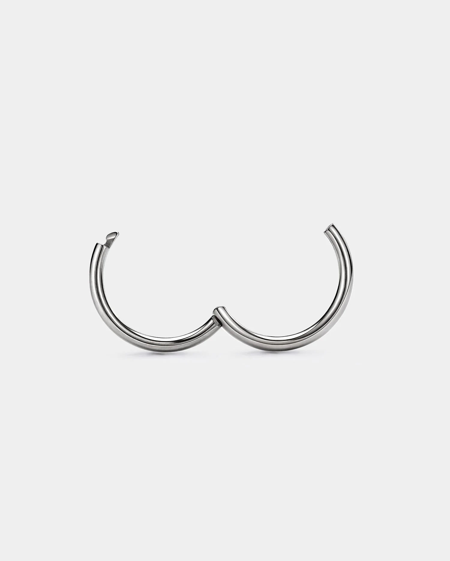 Titanium Water Buffalo Septum Nose Ring - Image 3